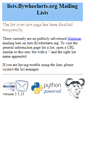 Mobile Screenshot of lists.flywheelarts.org